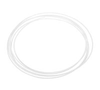 sourcing map PTFE Tubing Hose 200cm/6.56ft Long, 1mm ID 1.6mm OD High Temperature Tube, Insulating 3D Printer Hose White for Convey