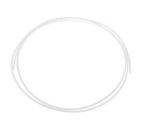 sourcing map PTFE Tubing Hose 200cm/6.56ft Long, 2.5mm ID 4mm OD High Temperature Tube, Insulating 3D Printer Hose White for Convey