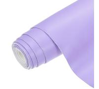 sourcing map PU Faux Leather Fabric Nappa Grain 1 Yards Length 54"x36"x0.04" Soft Synthetic Leather Material Sheets 1mm Thick for Bags DIY Crafts, Light Purple