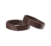 sourcing map PU Leather Loops Retaining Ring Keeper, for Watch Band