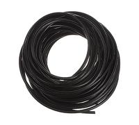 sourcing map PU Transmission Belt Polyurethane Round Belts 3mm Dia 32.8ft(10 Meters) Length Smooth Surface PU Urethane Belt for Drive Transmission, Black