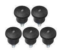 sourcing map Pull Pin Spring Knob Replacement Parts, M10 Adjustment Fitness Pull Pin Knob for Home Fitness Exercise Bike, Black 5Pcs