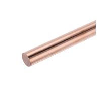 sourcing map Pure Copper Round Rod 10mm/0.39 Inch Diameter 330mm/13 Inch Length Solid Copper Rod Lathe Bar Stock for DIY Metal Craft Metal Working Hobbies