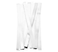 sourcing map Pure Nickel Strip 0.12mm x 6mm x 100mm Battery Soldering Tab Nickel Solder Tab for Battery Pack and Spot Welding 25 Pcs