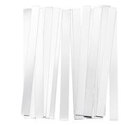 sourcing map Pure Nickel Strip 0.15mm x 7mm x 100mm Battery Soldering Tab Nickel Solder Tab for Battery Pack and Spot Welding 50 Pcs