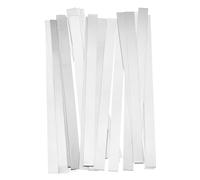 sourcing map Pure Nickel Strip 0.1mm x 6mm x 100mm Battery Soldering Tab Nickel Solder Tab for Battery Pack and Spot Welding 50 Pcs