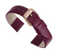sourcing map Purple Genuine Leather Band 22mm Watch Strap for Men Women