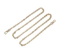 sourcing map Purse Chain Strap, 39"x0.24" Flat Chain Strap Handbag Chains Accessories Purse Straps Shoulder Cross Body Replacement Strap(Gold Tone)