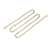 sourcing map Purse Chain Strap, 47"x0.22" Flat Chain Strap Handbag Chains Accessories Purse Straps Shoulder Cross Body Replacement Strap, Gold Tone