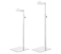 sourcing map Purse Display Stand Set 2 Pack Metal Adjustable Handbag Rack Single Hook Holder for Boutique Store - Silver