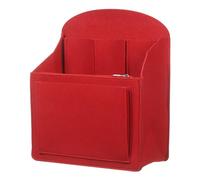 sourcing map Purse Organizer Insert, Portable Felt Organizer Bags with Metal Zipper Multiple Compartments Purse Liner for Backpack Rucksack Handbag Shoulder Bag (10.6 x 5.7 x 13.6, Red)