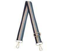 sourcing map Purse Straps Replacement Crossbody, 51 Inch Wide Shoulder Bag Strap Adjustable Canvas Straps for Handbag Wallet Clutch Crossbody Bags, Blue Strip