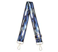 sourcing map Purse Straps Replacement Crossbody, 51 Inch Wide Shoulder Bag Strap Adjustable Canvas Straps for Handbag Wallet Clutch Crossbody Bags, Blue Cloud Pattern