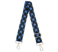 sourcing map Purse Straps Replacement Crossbody, 51 Inch Wide Shoulder Bag Strap Adjustable Canvas Straps for Handbag Wallet Clutch Crossbody Bags, Star Strip