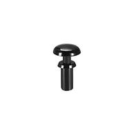 sourcing map Push Clip Rivet 2mm x 4.9mm PCB Circuit Panel Nylon Fastener Black 50 Pcs