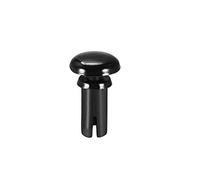sourcing map Push Clip Rivet 4mm x 9mm PCB Circuit Panel Nylon Fastener Black 50 Pcs