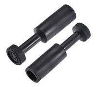 sourcing map Push to Connect Fittings, Cap Style Pneumatic Blanking Plugs, Fit for 10mm Inner Dia. Air Hose Tube Pipe, Plastic, Black, Pack of 15