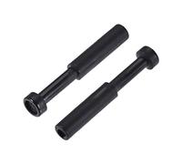 sourcing map Push to Connect Fittings, Cap Style Pneumatic Blanking Plugs, Fit for 4mm Inner Dia. Air Hose Tube Pipe, Plastic, Black, Pack of 20