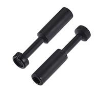 sourcing map Push to Connect Fittings, Cap Style Pneumatic Blanking Plugs, Fit for 6mm Inner Dia. Air Hose Tube Pipe, Plastic, Black, Pack of 15