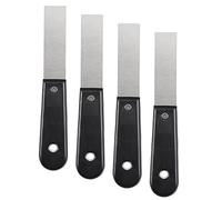 sourcing map Putty Scraper 1" Spatula Drywall Repair Spreader Stainless Steel Blade Black Handle 2Pcs