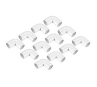 sourcing map PVC Conduit Coupler 90 Degree Elbow Fittings 25mm Change Direction Terminating Coupler Connectors for Home Hose Electrical Conduit Pack of 6