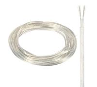 sourcing map PVC Covered Wire 2 Core Sheath Power Cord 18AWG 10m/32.8ft, Electrical Cable for Led Lamp Wire Audio Cable Speaker Line Clear