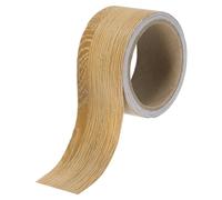 sourcing map PVC Edge Banding Tape 50mm Yellow Oak Peel Stick Edging Trim | Edging Veneer Banding, Flexible Vinyl, Self-Adhesive for Cabinet Scratch Repair Furniture Restoration Craft DIY