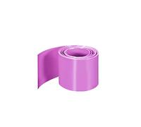 sourcing map PVC Heat Shrink Tube 43mm Flat Width Wrap for Single5 Meter Pink