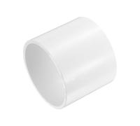 sourcing map PVC Pipe Coupling, 4" SCH40 PVC Pipe Fittings Straight Connector, 2-Ways Slip Socket Coupling Adapter Connectors Furniture Grade for Irrigation, Pool & Plumbing, White