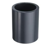 sourcing map PVC Pipe Coupling Adapter 1-1/2" Straight Socket Coupling Pipe Fittings Furniture Build Grade Connectors for Sewer Plumbing Drain Pipe Water Supplies Build Garden