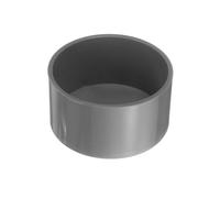 sourcing map PVC Pipe End Cap Fitting, 110mm/4.33" ID Furniture Grade Pipe End Cap Plug Adapter Pipe Plug Socket Fittings for Sewer Drain Pipe Connections, DIY Garden Shelf, Grey