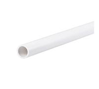 sourcing map PVC Pipe Round Rigid Plastic Tube 8mm ID 10mm OD 500mm White for Water Pipe,Crafts,Decoration,Cable Sleeve