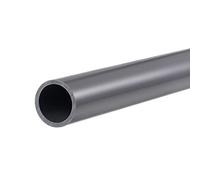 sourcing map PVC Rigid Round Pipe 16.5mm ID 20mm OD 0.65m Light Grey High Impact for Water Pipe,Crafts