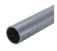 sourcing map PVC Rigid Tube 36.8mm ID 42mm OD Light Grey 8"