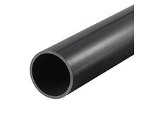 sourcing map PVC Rigid Tube Round Pipe 36mm ID 40mm OD 500mm Black High Impact for Water Pipe, Crafts, Decoration, Cable Sleeve