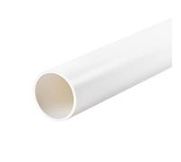 sourcing map PVC Rigid Tube Round Pipe 36mm ID 40mm OD 500mm White High Impact for Water Pipe, Crafts, Decoration, Cable Sleeve