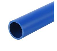 sourcing map PVC Rigid Tube Round Pipe Hardware Tubing 16mm ID 20mm OD 350mm Blue High Impact for Water Pipe Crafts Cable Sleeve