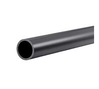 sourcing map PVC Rigid Tube Round Pipe Hardware Tubing 20.5mm ID 25mm OD 0.35m Dark Grey High Impact for Water Pipe,Crafts