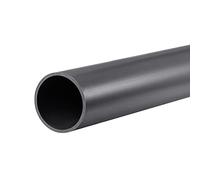 sourcing map PVC Rigid Tube Round Pipe Hardware Tubing 36mm ID 40mm OD 0.35m Dark Grey High Impact for Water Pipe,Crafts