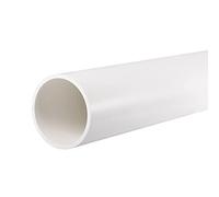 sourcing map PVC Rigid Tube Round Pipe Hardware Tubing 67.8mm ID 75mm OD 0.35m White High Impact for Water Pipe,Crafts