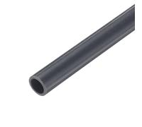 sourcing map PVC Rigid Tube Round Pipe Tubing Hardware Tubing 7mm ID 9mm OD 9" Length Dark Grey High Impact for Water Pipe, Crafts, Cable Sleeve