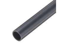 sourcing map PVC Rigid Tube Round Pipe Tubing Hardware Tubing 9mm ID 11mm OD 9" Length Dark Grey High Impact for Water Pipe, Crafts, Cable Sleeve