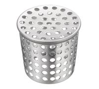 sourcing map PVC Termination Mesh Screen Vent Covers, Fit 1.97" to 2.48" 201 Stainless Steel Gutter Guard Filter, Conical Exhaust Pipe Cover Strainer for Furnace Roof Vent, Exhaust Pipe End Cap