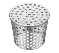 sourcing map PVC Termination Mesh Screen Vent Covers, Fit 2.68" to 3.27" 304 Stainless Steel Gutter Guard Filter, Conical Exhaust Pipe Cover Strainer for Furnace Roof Vent, Exhaust Pipe End Cap