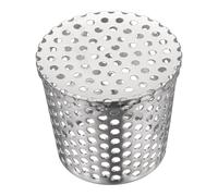 sourcing map PVC Termination Mesh Screen Vent Covers, Fit 2.95" to 3.54" 201 Stainless Steel Gutter Guard Filter, Conical Exhaust Pipe Cover Strainer for Furnace Roof Vent, Exhaust Pipe End Cap