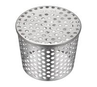 sourcing map PVC Termination Mesh Screen Vent Covers, Fit 3.35" to 3.94" 304 Stainless Steel Gutter Guard Filter, Conical Exhaust Pipe Cover Strainer for Furnace Roof Vent, Exhaust Pipe End Cap