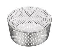 sourcing map PVC Termination Mesh Screen Vent Covers, Fit 7.09" to 7.87" 201 Stainless Steel Gutter Guard Filter, Conical Exhaust Pipe Cover Strainer for Furnace Roof Vent, Exhaust Pipe End Cap