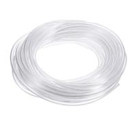 sourcing map PVC Tubing, 1.2mm ID x 1.8mm OD - 13 Feet Long Clear Vinyl Water Pipe, Lightweight Plastic Flexible Water Pipe for Aquaponics, Air Hose, Irrigation