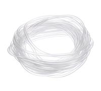 sourcing map PVC Tubing 1.5mmID x 2.5mmOD 13Ft Long Clear Vinyl Water Pipe | Lightweight Plastic Flexible Water Pipe for Aquaponics, Air Hose, Irrigation, 1mm Thickness