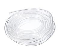 sourcing map PVC Tubing 6mmID x 8mmOD 13Ft Long Clear Vinyl Water Pipe | Lightweight Plastic Flexible Water Pipe for Aquaponics, Air Hose, Irrigation, 2mm Thickness